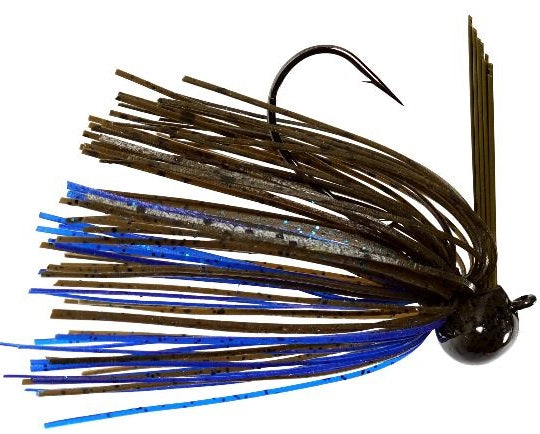 Football Jig_Green Pumpkin Blue*
