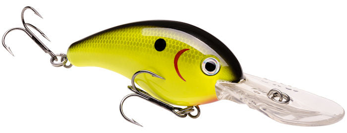 Strike King Pro-Model 10XD Black Back Chartreuse