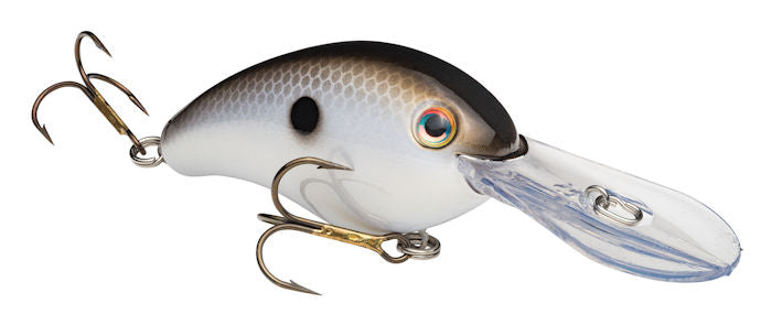Strike King Pro-Model Series 4S Clear Ghost Sexy Shad