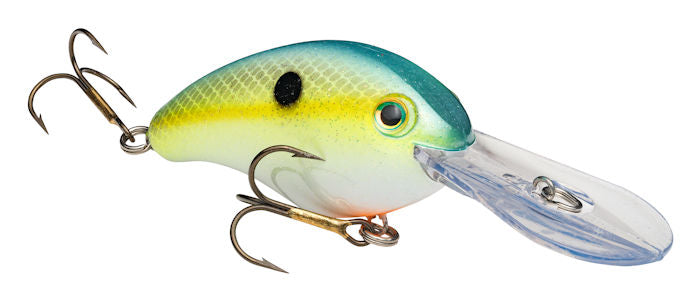 Strike King Pro-Model Series 4S Clear Ghost Sexy Shad