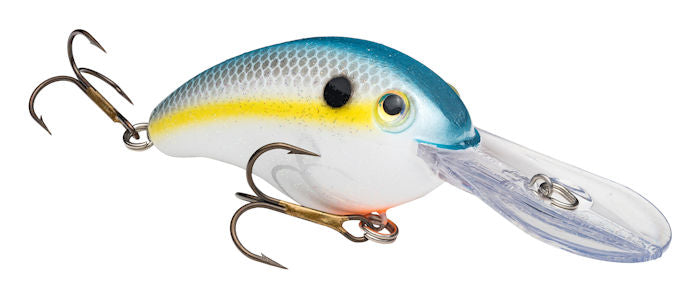 Strike King Pro-Model Series 4S Clear Ghost Sexy Shad