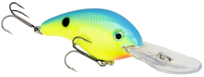 Strike King Pro-Model 5XD Powder Blue Back Chartreuse