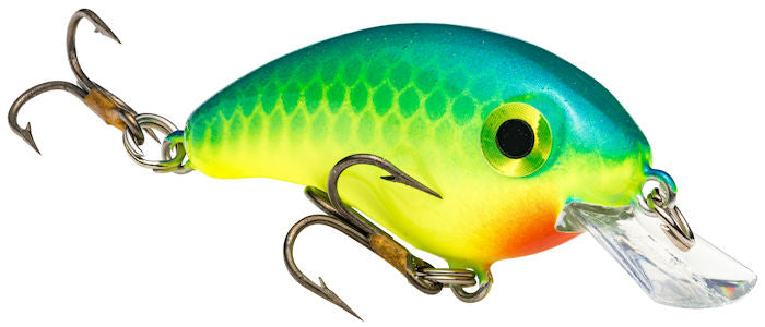 Strike King Bitsy Minnow Crankbait Blue/Chartreuse