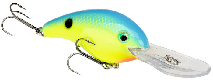 Strike King Pro-Model XD Silent Crankbait Powder Blue Back Chart
