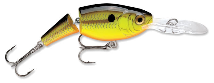 Jointed Shad Rap_Chartreuse Black