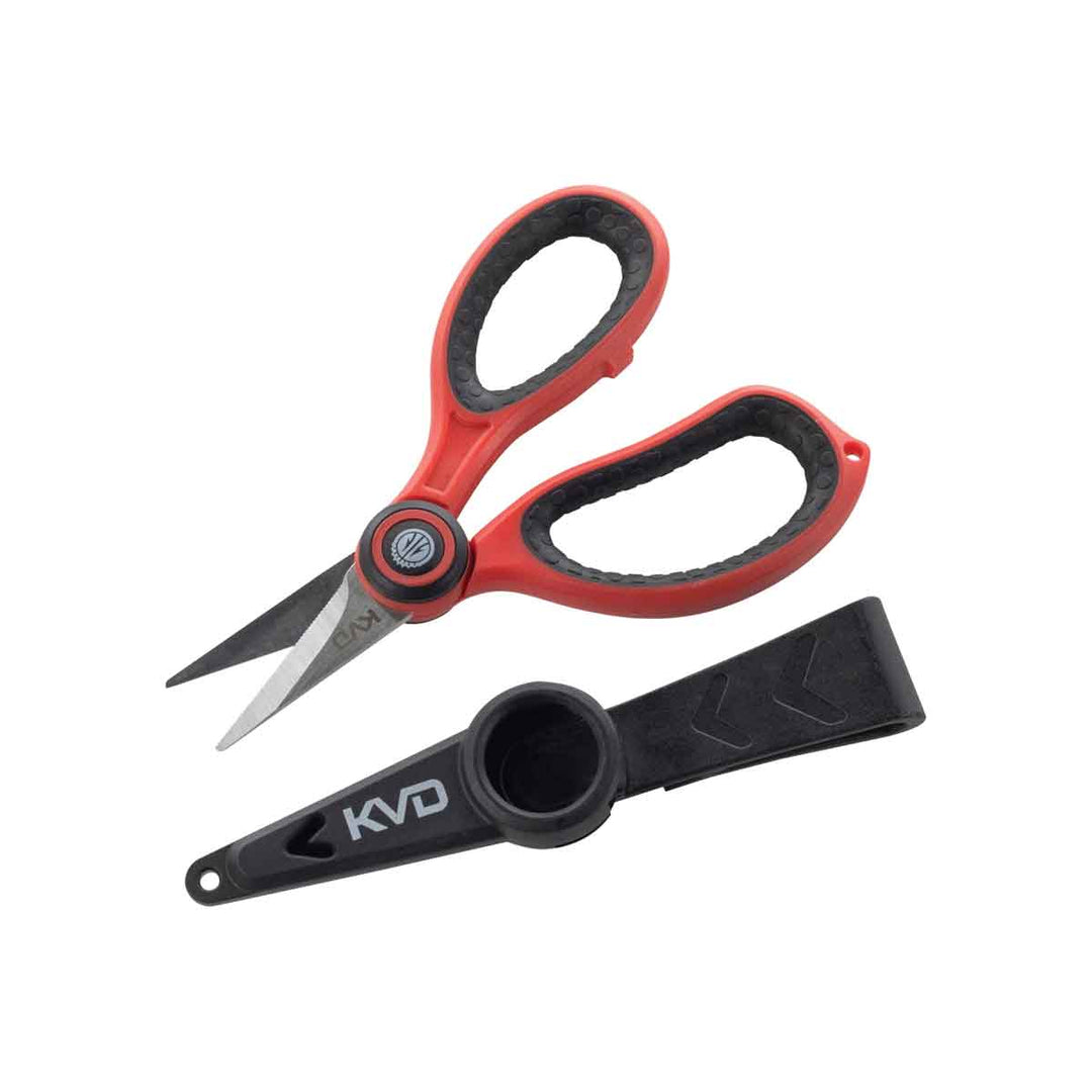Strike King KVD 5.5 inch Precision Braid Scissors for cutting braided fishing line