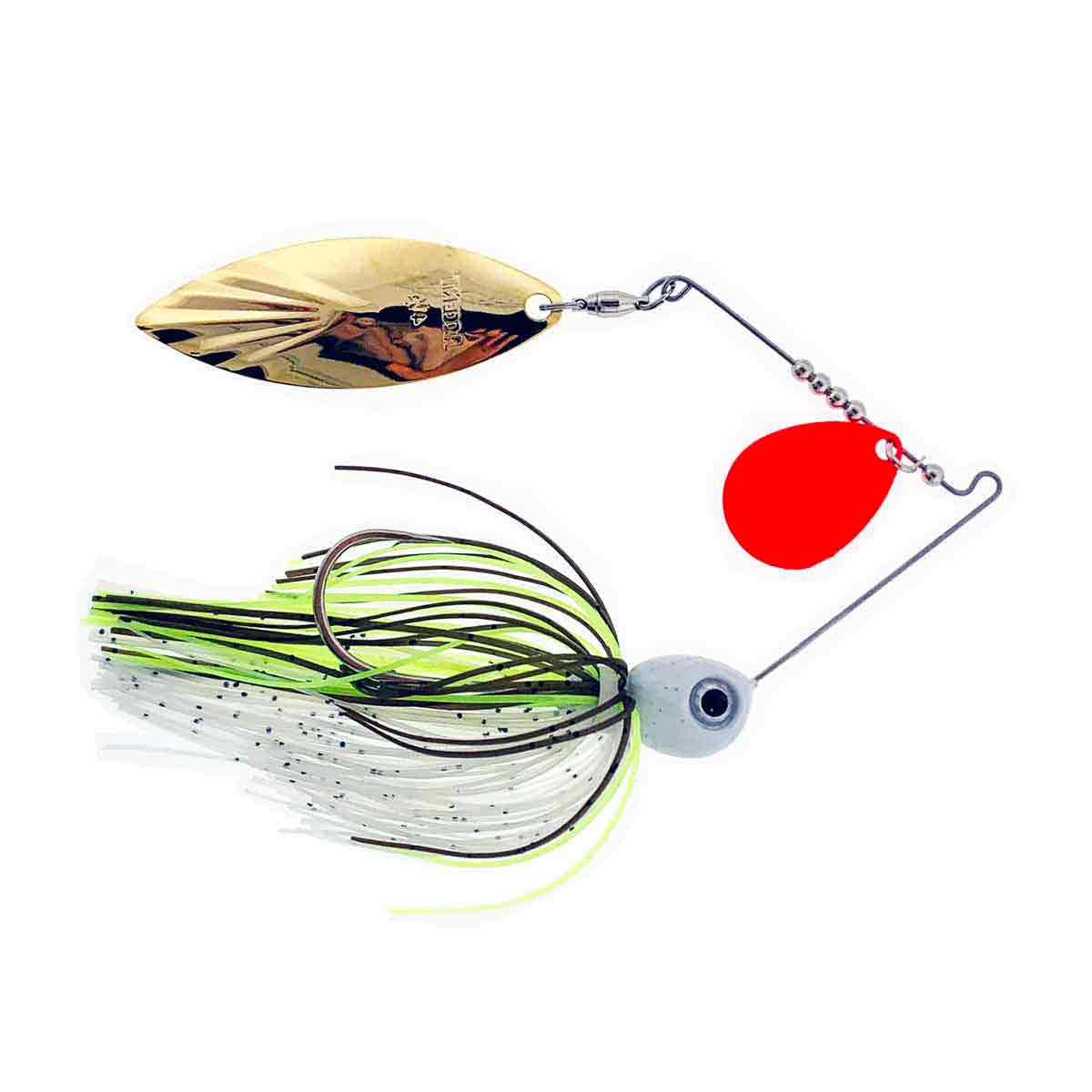 Mark Dove River Special Colorado/Willow Spinnerbait _Threadfin Shad Red/Gold