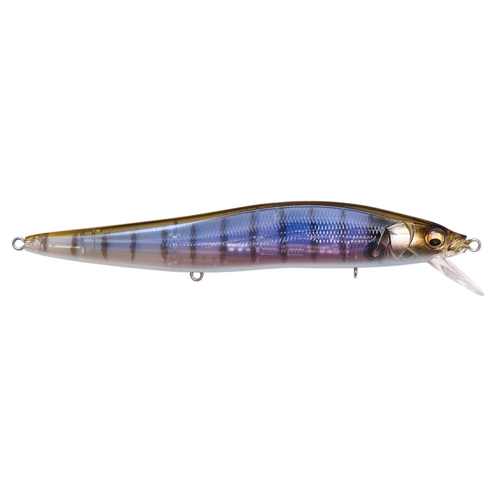 Megabass Oneten Max LBO Jerkbait with LBO II weight transfer system and lifelike detailing