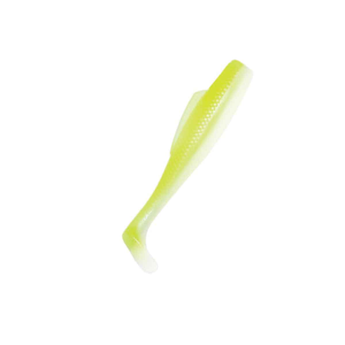 MINNOWZ 3" GLOW/CHARTREUSE TAIL 6 PACK_Glow/Chartreuse Tail