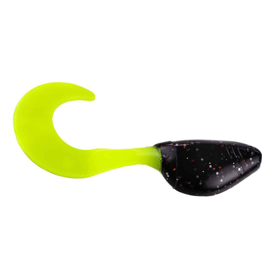 Mr. Crappie Shadpole CT_Tuxedo Black Chartreuse