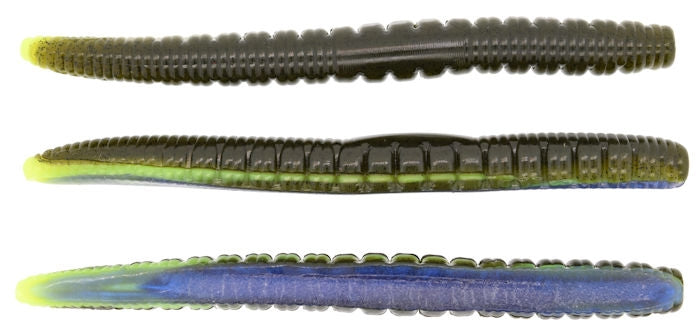Roboworm NED Worm Green Pumpkin Perch