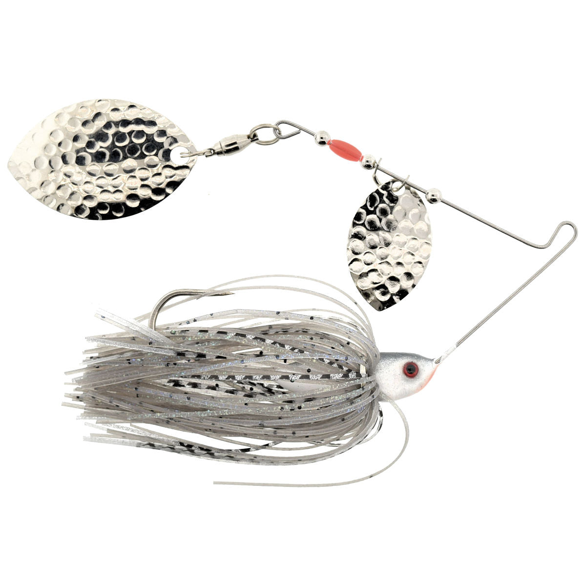 Double Turtle Back Hidden Head Spinnerbait_Natural Shad