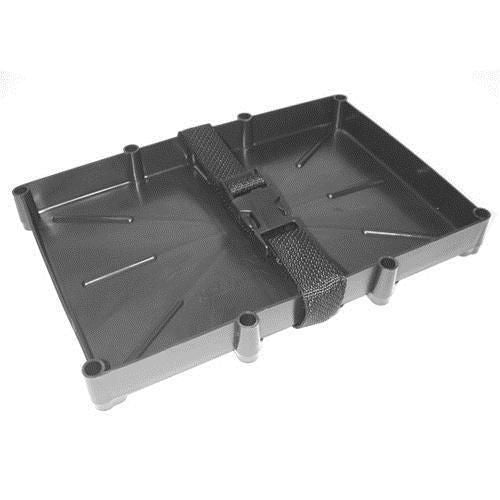 T-H Marine Narrow Battery Holder Tray for Group 27 marine battery installation