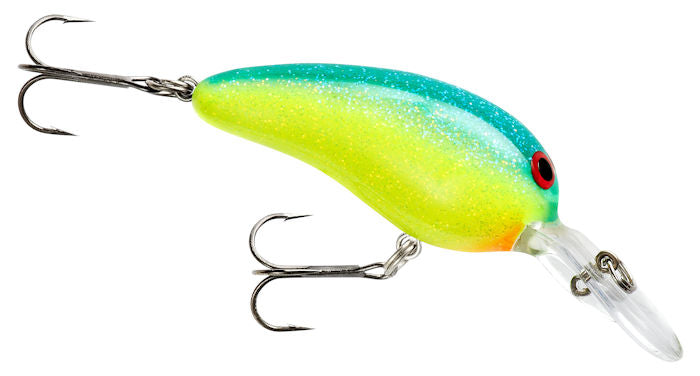 Deep Baby N Crankbait Chartreuse Blue