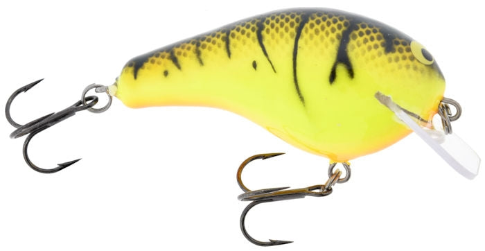 Old School Balsa Baits Squarebill 2 Brown Tiger