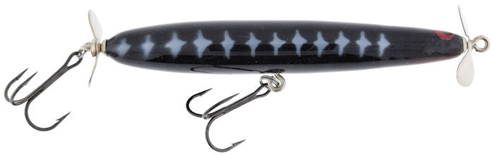 Old School Balsa Baits Twin Spin Black Bass