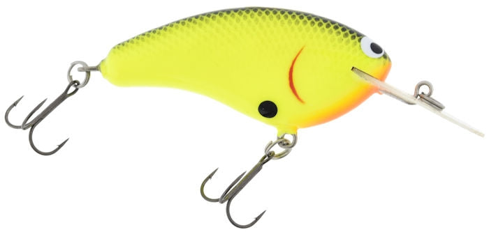 Old School Balsa Baits Wesley Strader W2 Chartreuse/Black
