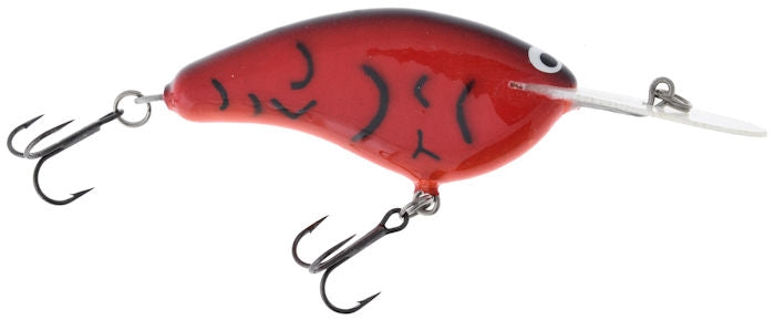 Old School Balsa Baits Wesley Strader W3 Red/Coachdog