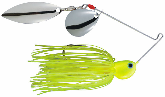 Potbelly Spinnerbait - Colorado/Willow Blade_Chartreuse
