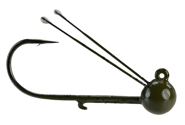 Picasso Tungsten Double Wire Weedless Ball Jighead 14-PTDWBJ-18-G20-3PK