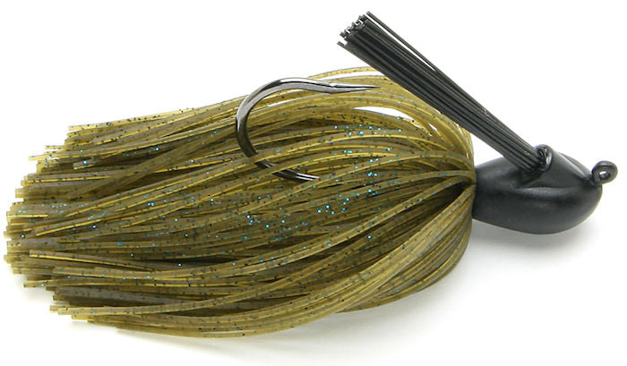 Keitech Model 1 Tungsten Casting Jig Green Pumpkin Blue Flake