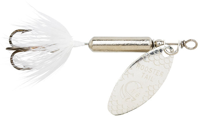 Original Rooster Tail_Chrome White - Fishermans Central
