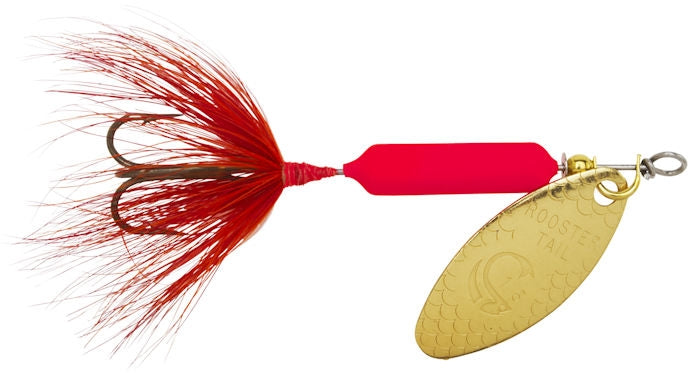 Original Rooster Tail_Fluorescent Red - Fishermans Central