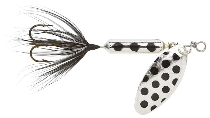 Original Rooster Tail_Metallic Silver Spot - Fishermans Central