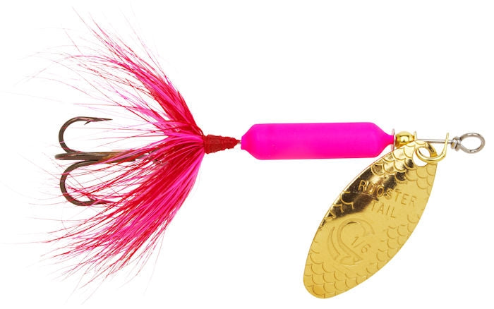 Original Rooster Tail_Pink Fluorescent - Fishermans Central