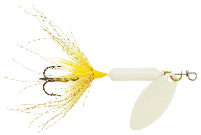 Original Rooster Tail_Shimmer Luminous Yellow - Fishermans Central