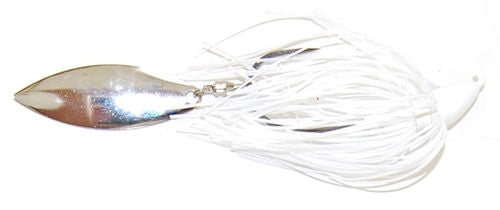 Southern Flash Swim Jig_White - Nickel Blade