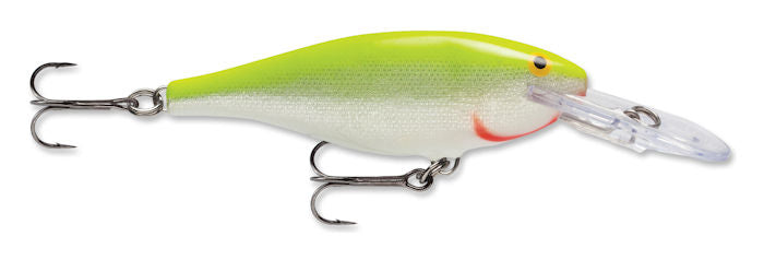 Shad Rap_Silver Fluorescent Chartreuse