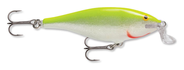 Shallow Shad Rap_Silver Fluorescent Chartreuse
