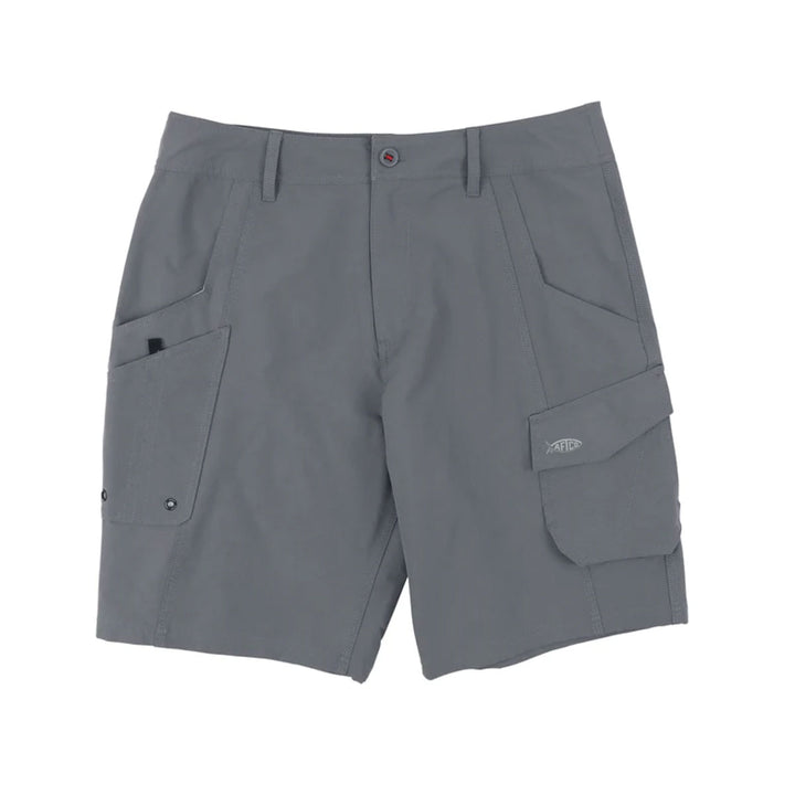 Aftco Stealth Fishing Shorts Charcoal