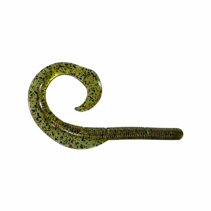 Strike King Rage Anaconda large ribbon tail worm soft plastic for Texas rig and offshore bass fishing