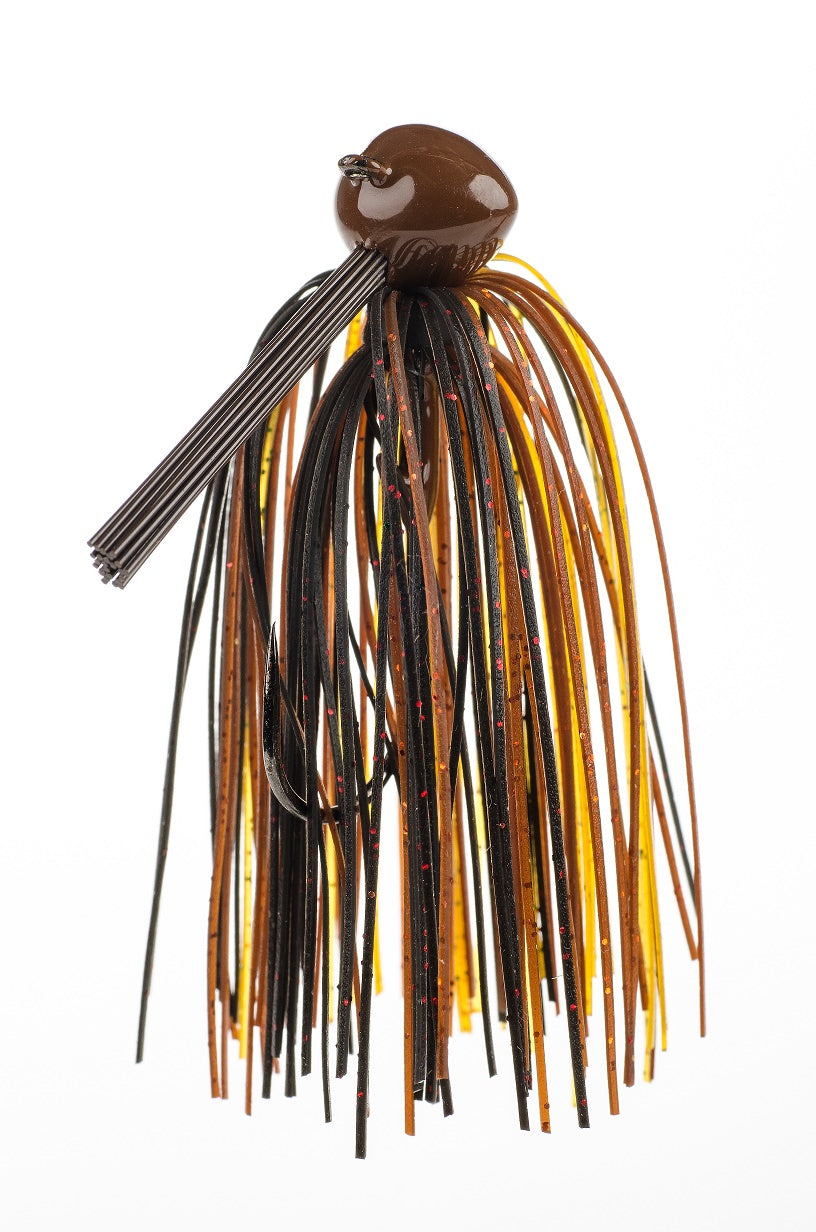 Tour Grade Football Jig_Black Brown Amber - Fishermans Central