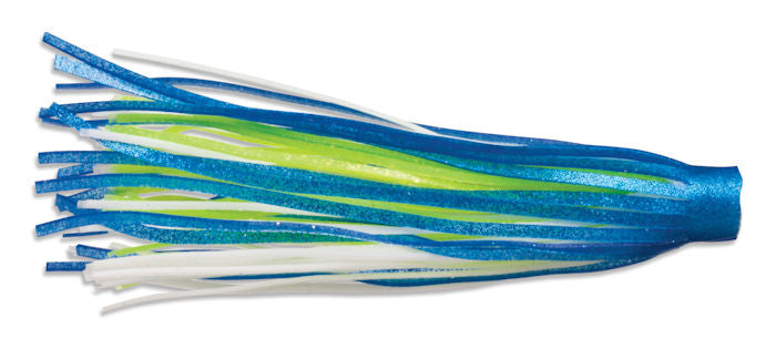 Quick Skirt_Blue White Chartreuse