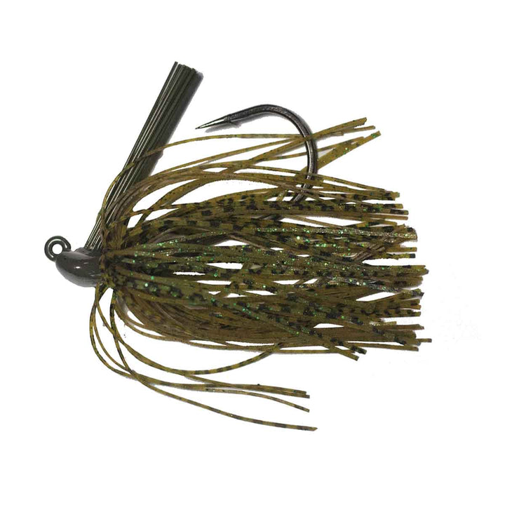 Tungsten Flipping Jig _Green Pumpkin Green - Fishermans Central