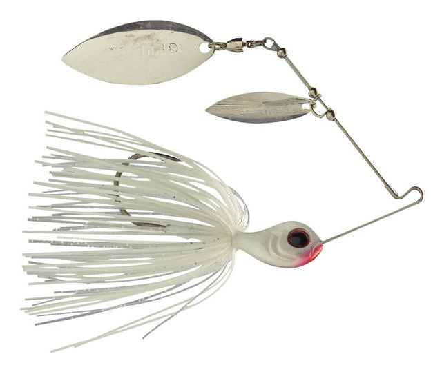Venator Dbl Willow Spinnerbait_Special White* - Fishermans Central