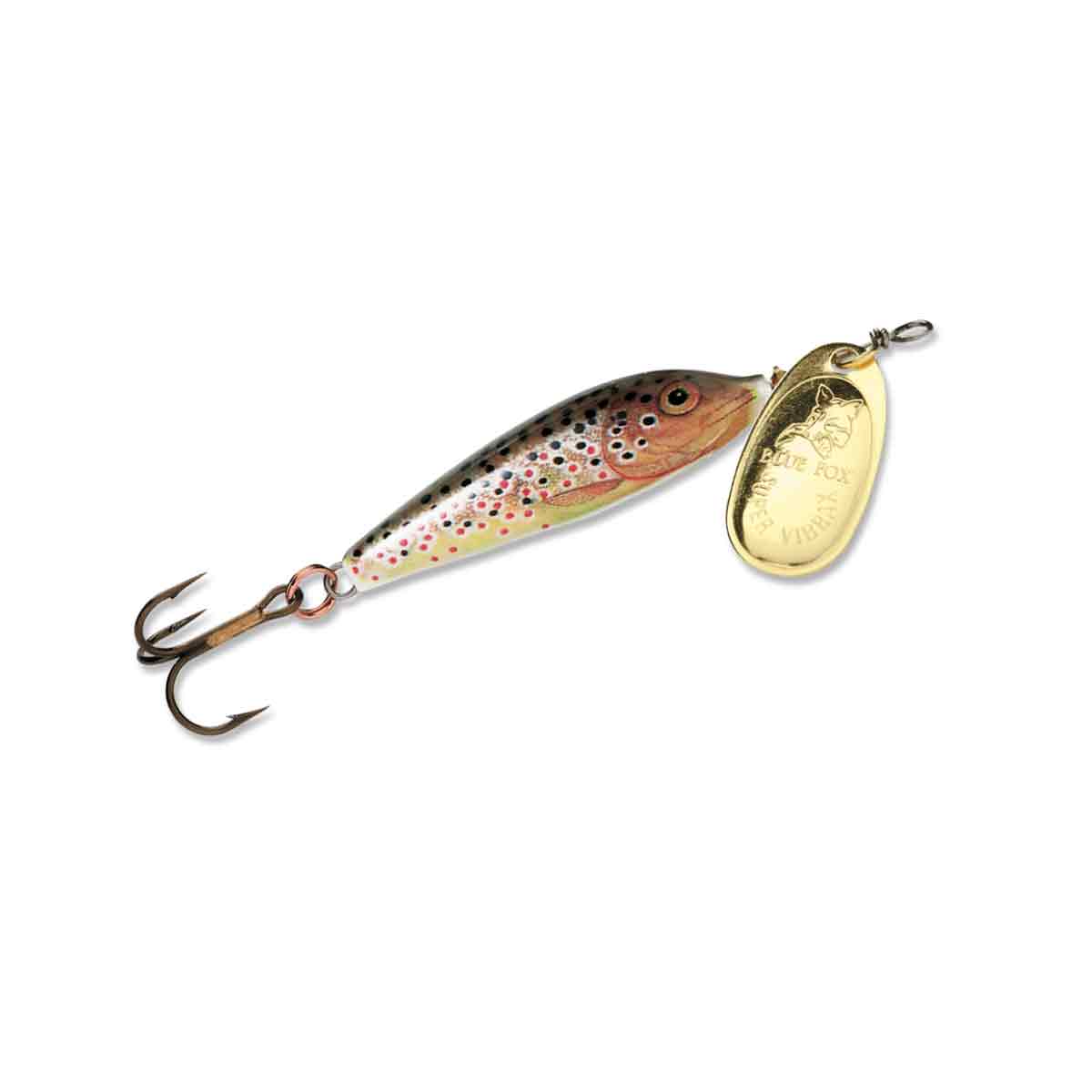Vibrax Minnow Spin_Brown Trout/Gold