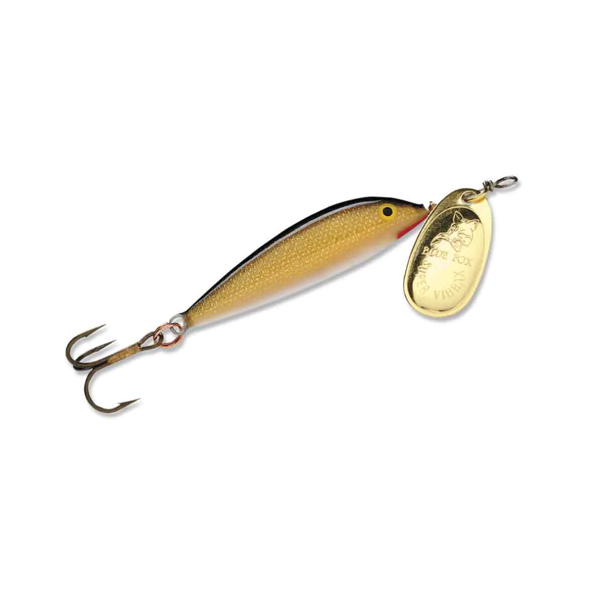Vibrax Minnow Spin_Gold/Plated Gold