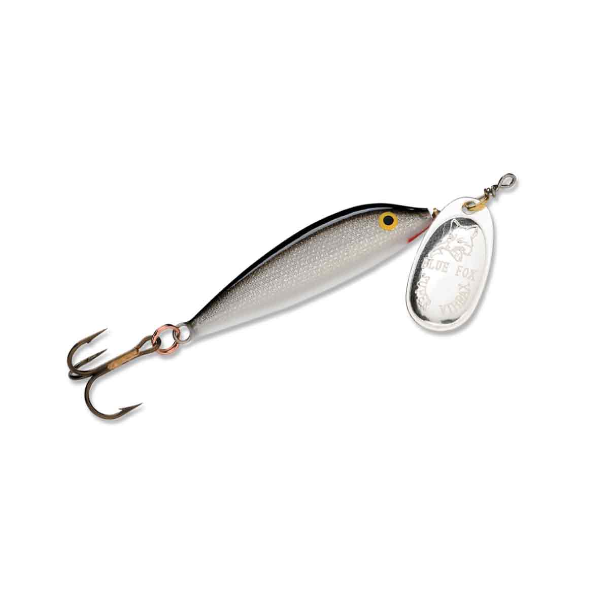 Vibrax Minnow Spin_Silver/Plated Silver