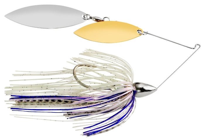 War Eagle Nickel Frame Double Willow Spinnerbait_Purple Shad