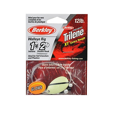 Berkley Walleye Rig Single Hook Indiana blade crawler harness for walleye fishing