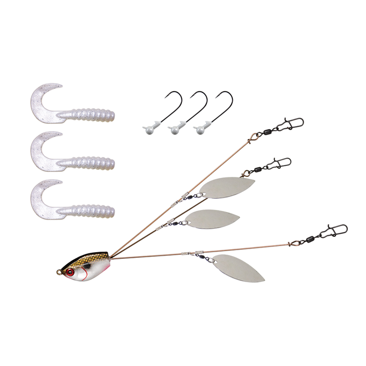 Yum YUMbrella Flash Mob Jr. Kit with swimbaits