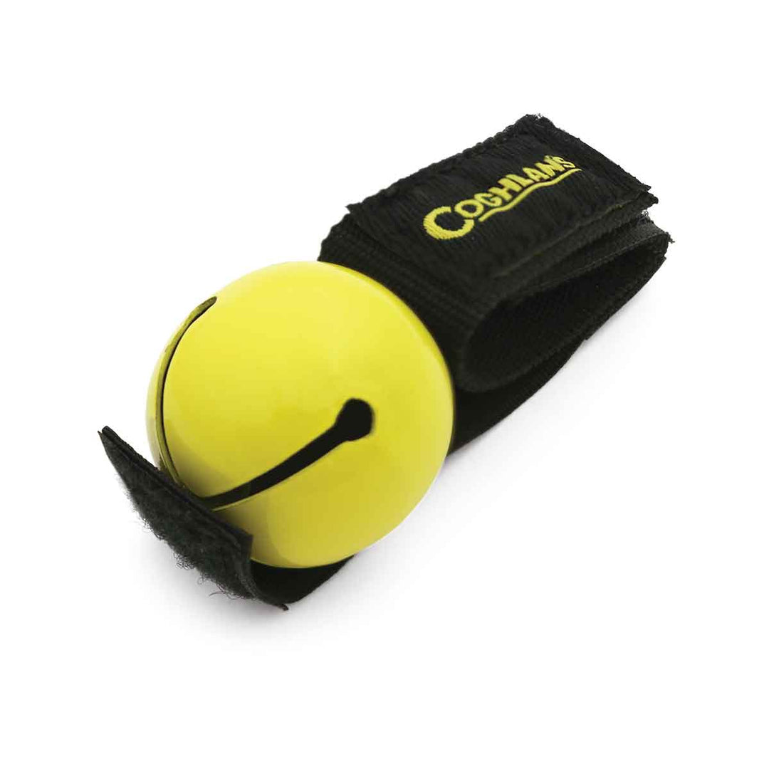 Coghlan's Magnetic Bear Bell in Yellow with Velcro strap