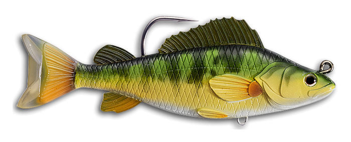 Swimbait Yellow Perch_Yellow/Green - Fishermans Central